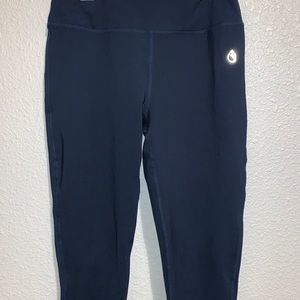 Blue Capri leggings
